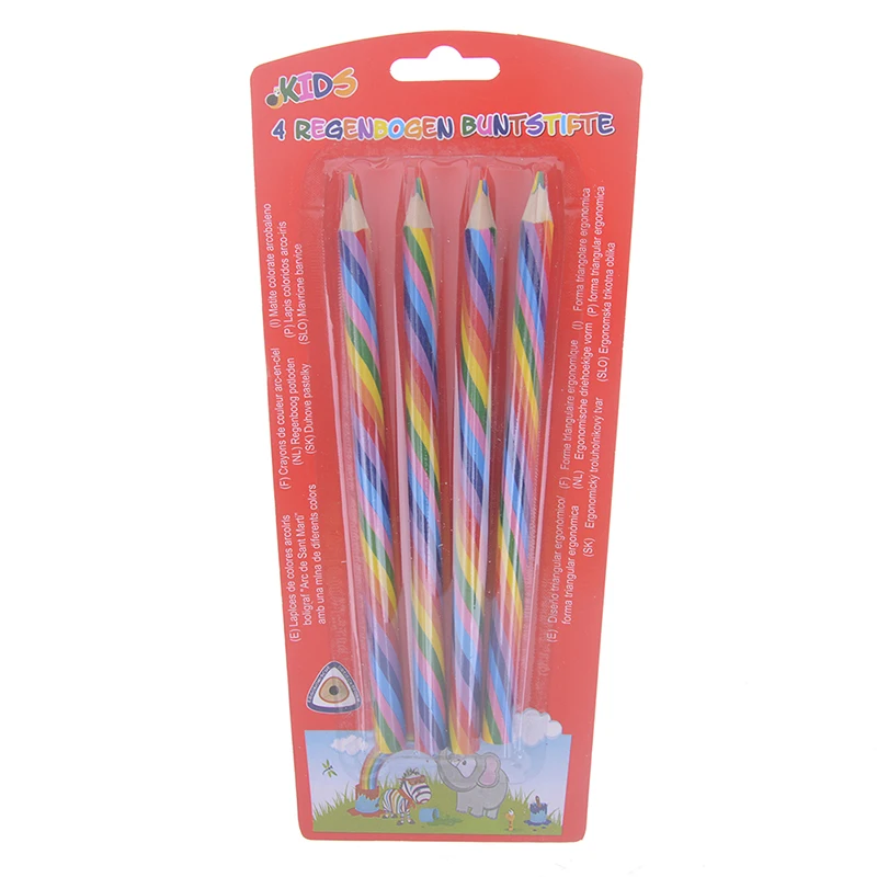 

New Rainbow Pencil Wood Environmental protection Pencil Bright color Appearance Pencil school office writing Pencil