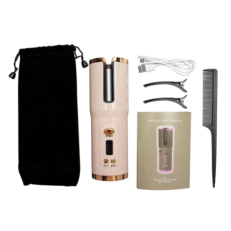 Плойка для завивки волос с ЖК-дисплеем зарядка от USB | Красота и здоровье