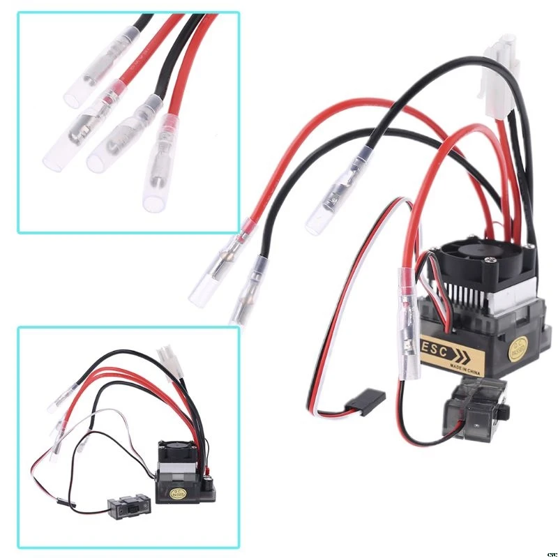 Внедорожные 320A 2 ~ 4S LiPo Батарея почищенный ESC Скорость контроллер с t-образной