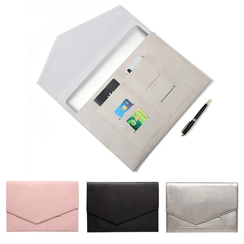 Водонепроницаемый чехол для ноутбука из искусственной кожи сумка Macbook Air Pro 11 12 13 15