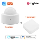 Датчик человеческого тела CAMK, умная Беспроводная система охранной сигнализации ZigBee, работает с Alexa Google Home