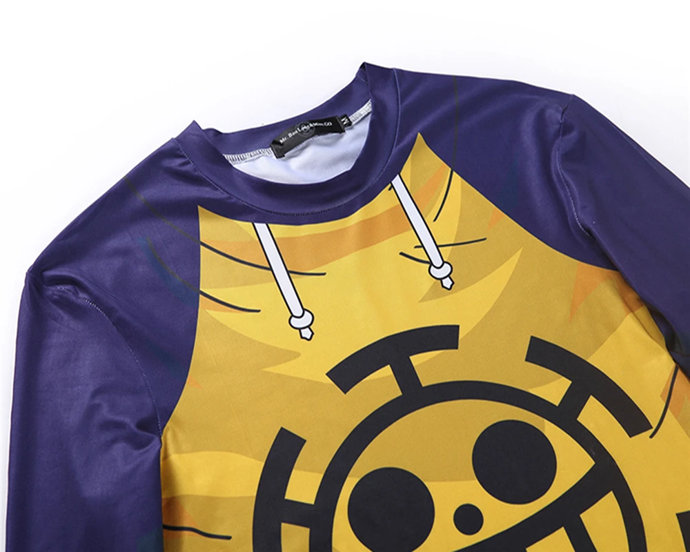 Новый костюм аниме для косплея одежда фитнеса Весенняя новая футболка Мужская