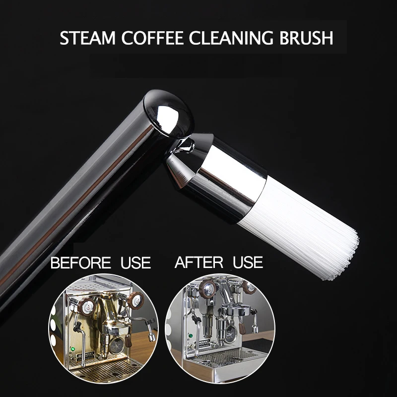 

Coffee Machine Clean Brush High Pressure Steam Brushes Professional and Perfect Coffee Machine Cleaning Accessories