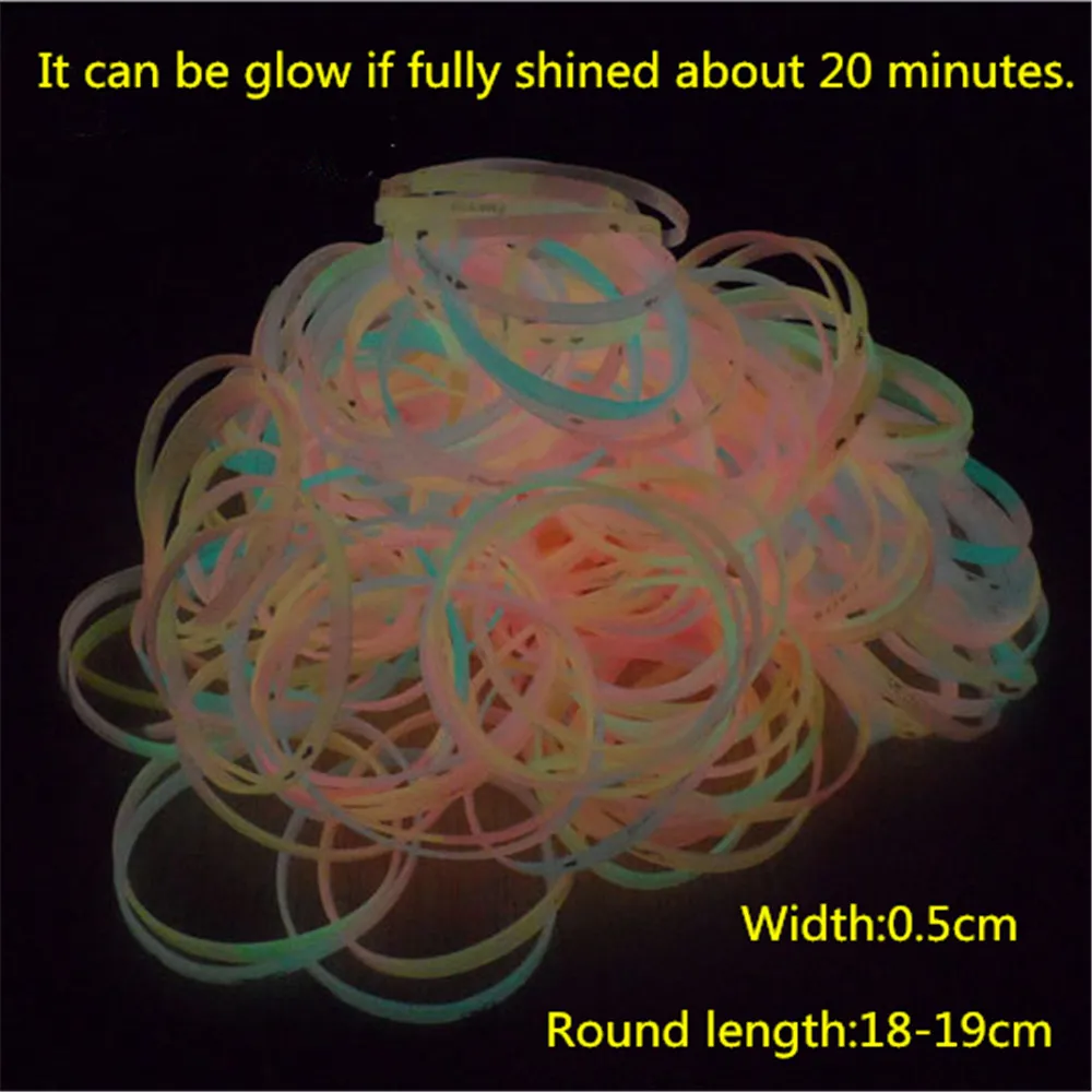 Светящиеся силиконовые спортивные браслеты и обручи с надписью для женщин