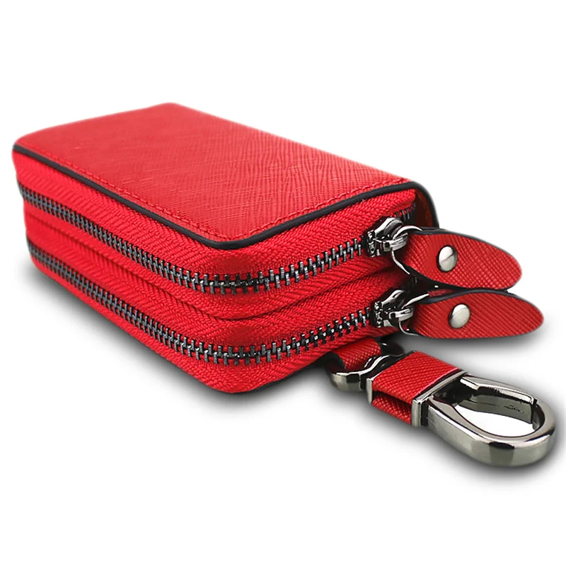 Новинка искусственная кожа двойной карман на молнии Многофункциональный