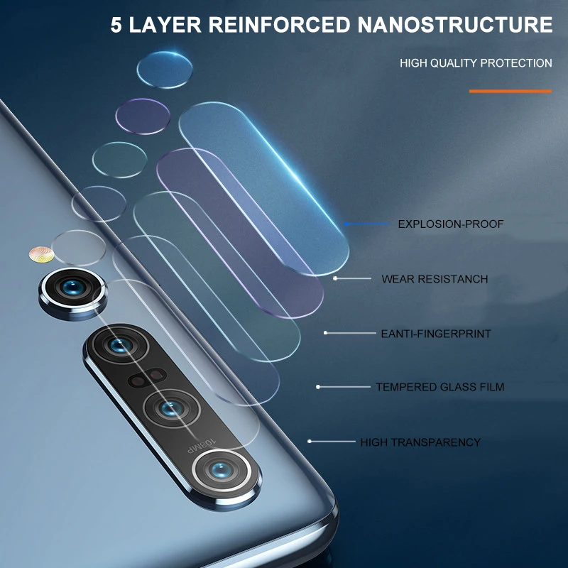 Защитное стекло для объектива камеры Xiaomi Mi Note 10 Lite Pro Youth 5g Note10 Cc9 9 A3 Xiomi 10Pro Note10Pro 2