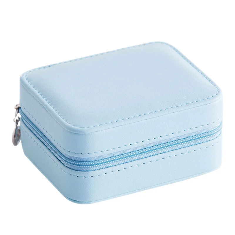 Портативная дорожная коробочка для украшений ювелирные изделия серьги коробка