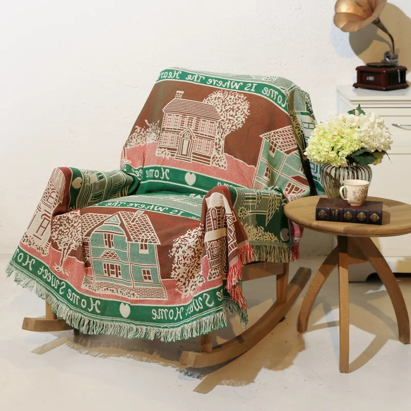 

New Cotton House Plaids Blanket Multi-function Sofa Decorative cover tapestry Cobertor Tassel Blanket 130*180cm