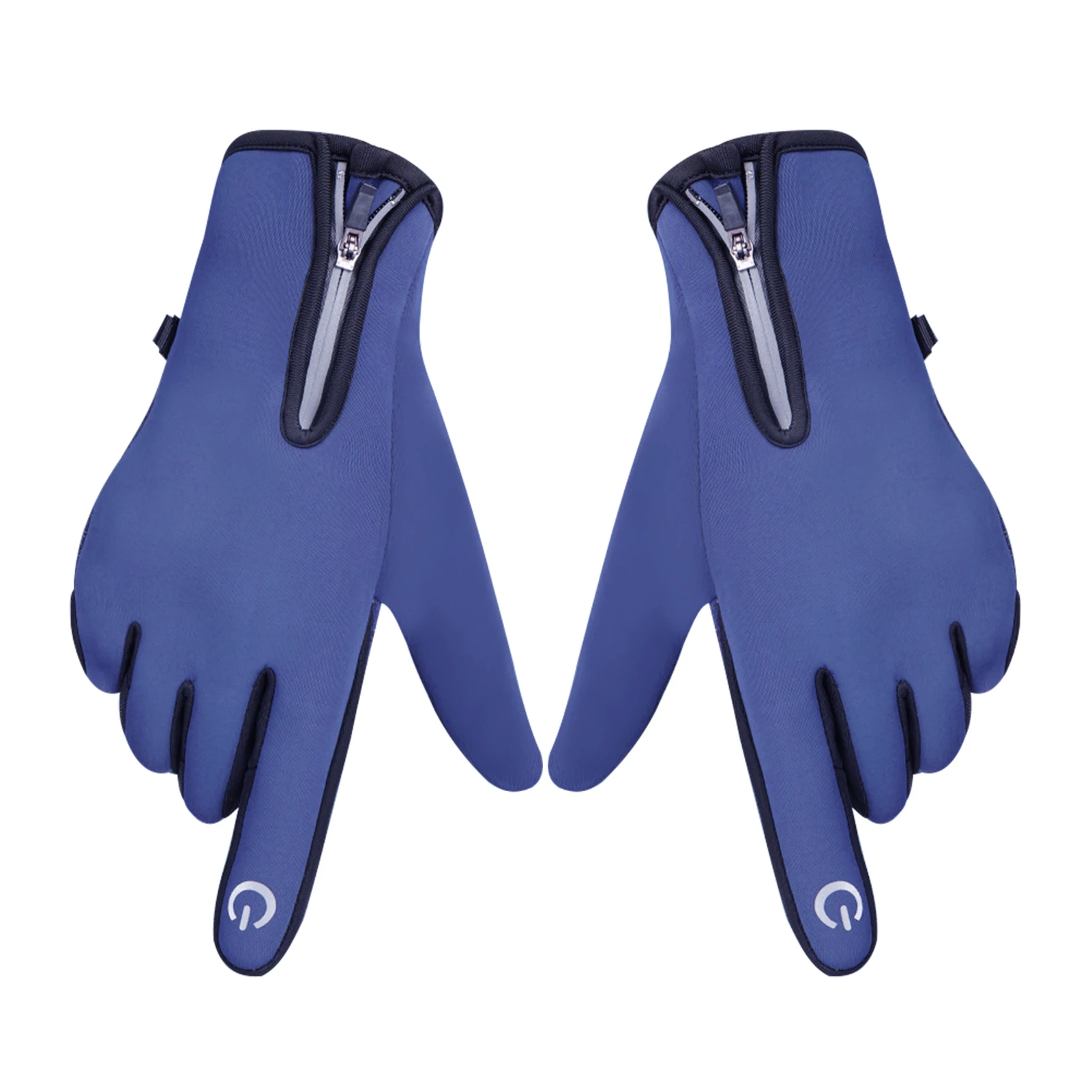 

Светоотражающие мужские и женские зимние теплые плотные лыжные перчатки на молнии для сенсорных экранов