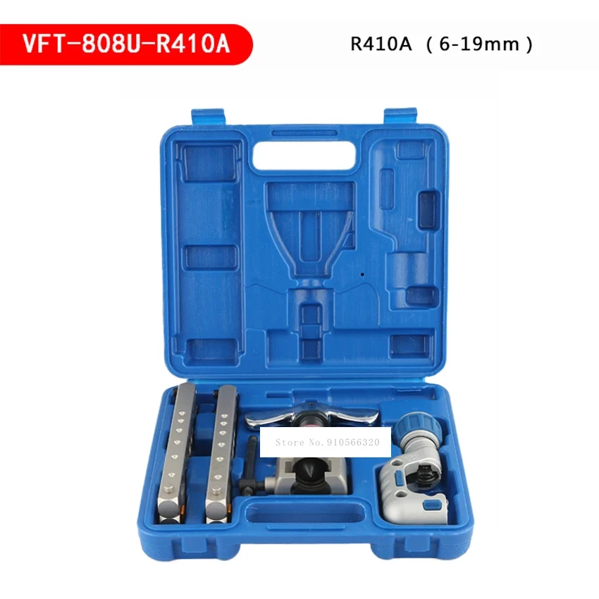 VFT-808U-R410A Flaring Tool Kit Set Hand Air Conditioner Copper Pipe Expander Manua Tube Expander Casing Roller Casing Swage