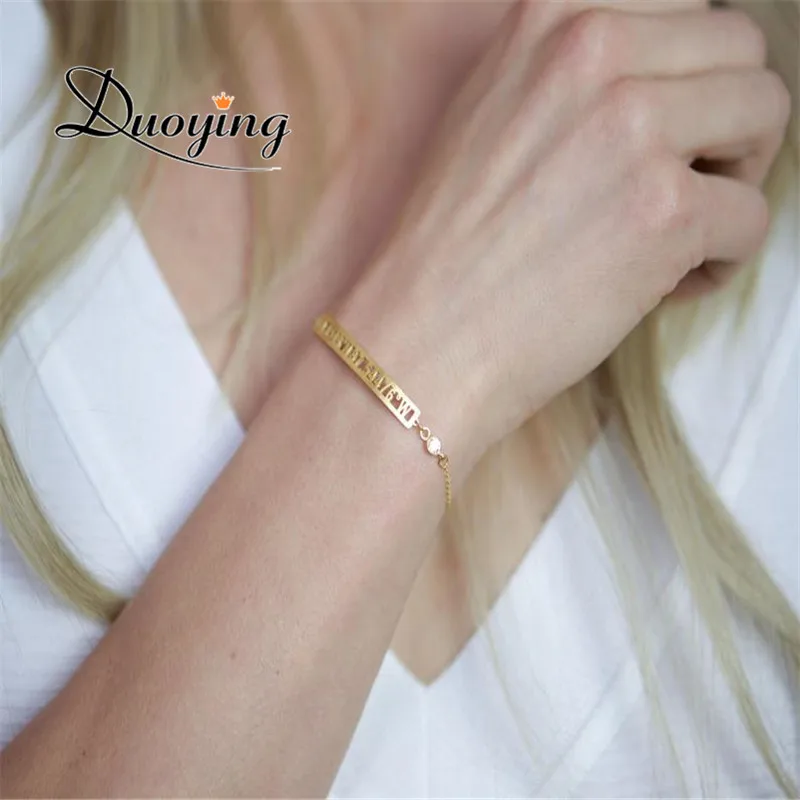 Пользовательские координаты бар браслет персонализированные Широта Долгота