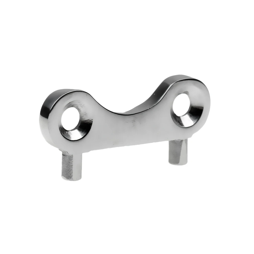 

Magicdeal 316 Stainless Steel Deck Filler Spare key Marine Grade for Boat Tank Deck Fill Accessory Silver