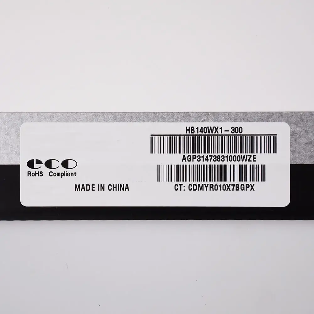 HB140WX1 300 для BOE 14 дюймов ЖК экран дисплей Панель 1366(RGB)* 768 LVDS 40 контактов|ЖК-экраны и