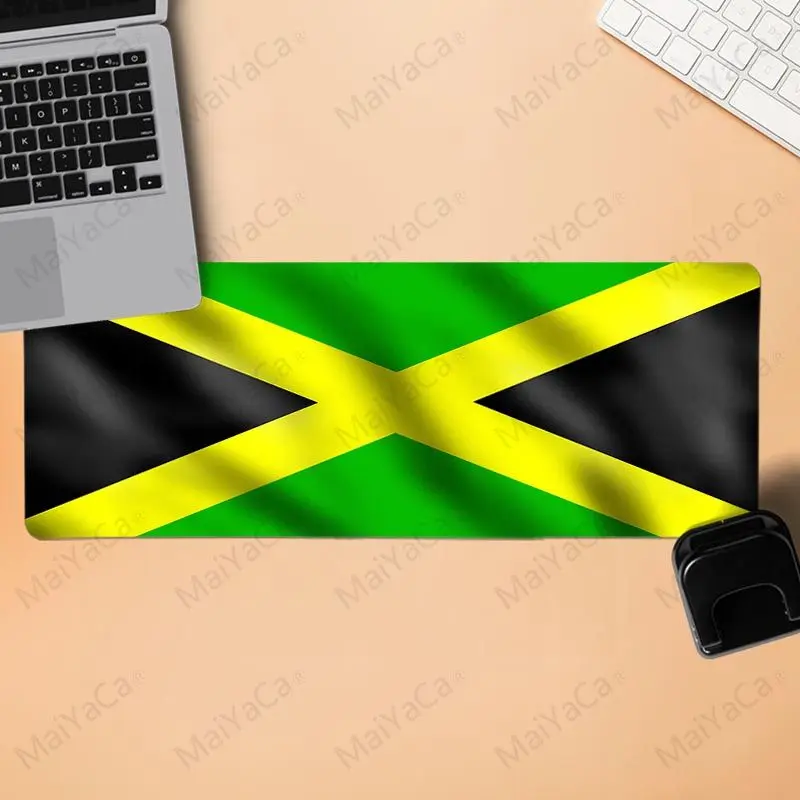 

MaiYaCa New Design Jamaica National Flag Laptop Computer Mousepad gaming mouse pad free mouse pad