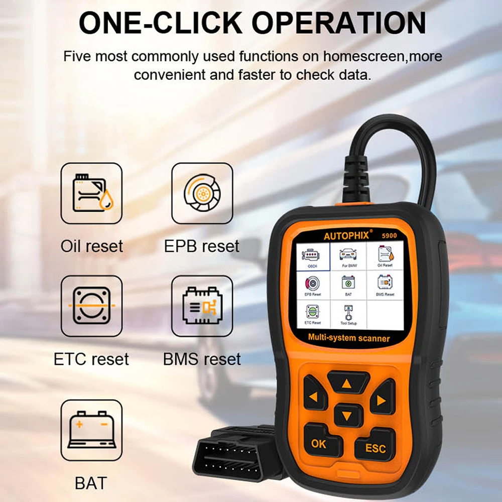 Autophix 5900 Профессиональный Obd 2 Автомобильный диагностический инструмент EPB и т. д.