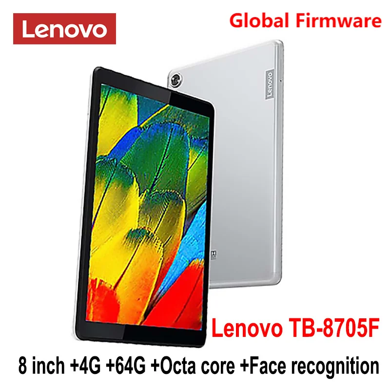 Lenovo M8 Смарт планшет TB 8705F/N 8 дюймов 3G / 4G RAM 32G 64G ROM Octa Core WiFi /LTE версия 5100 мАч с