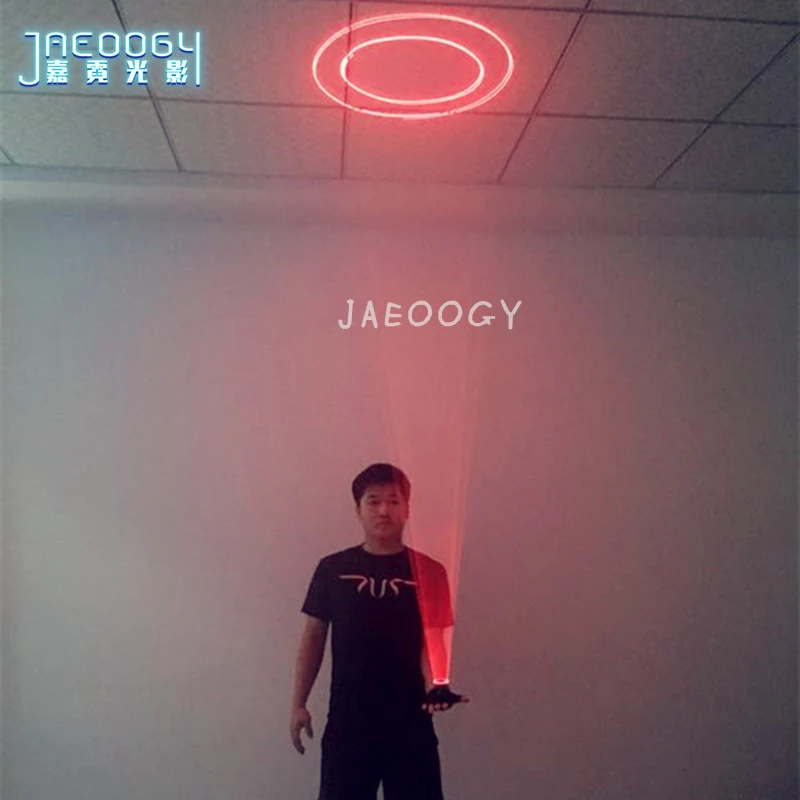 Лазерные перчатки на заказ красные лазерные для бара ночного клуба вихревые