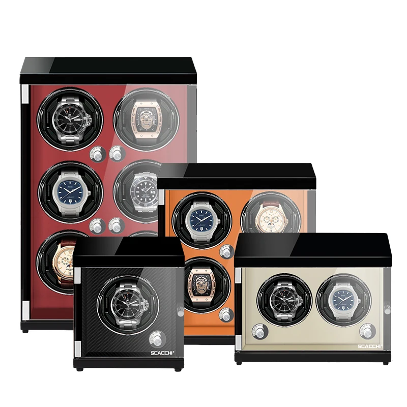 6 слотов для карт высокого качества модные мужские часы Winder коробка дома