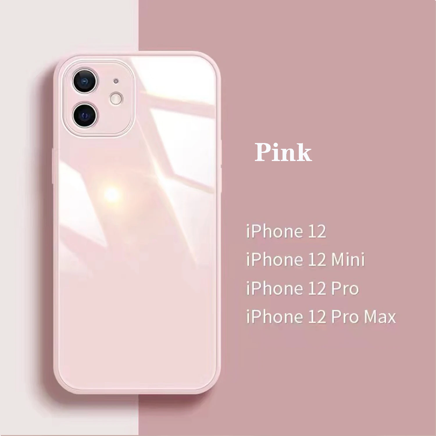 Liquid Tempered Glass Case For iPhone 12 11 Pro XS Max X XR 7 8 Plus SE2 Scratch-Resistant Colorful Back Cover Protective Case