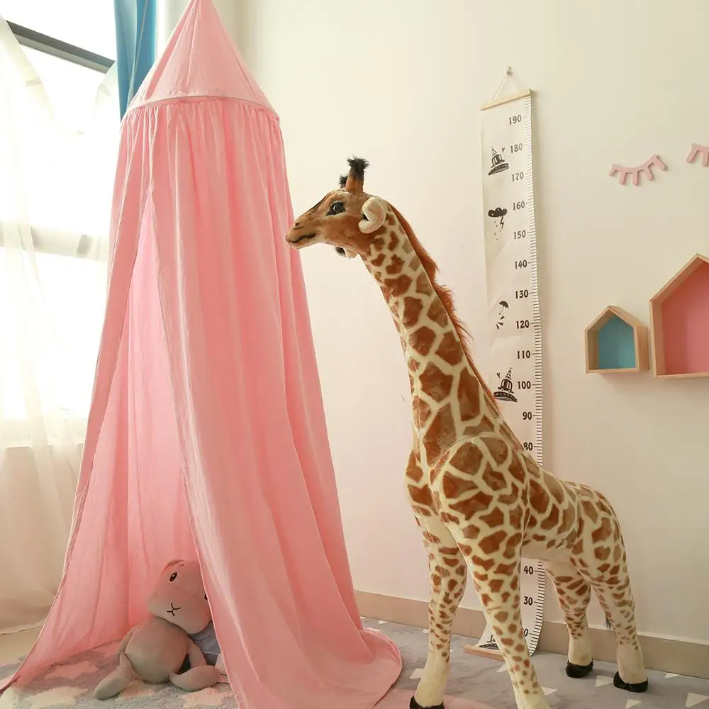 Хлопковая кровать в скандинавском стиле москитная сетка летняя детская комната