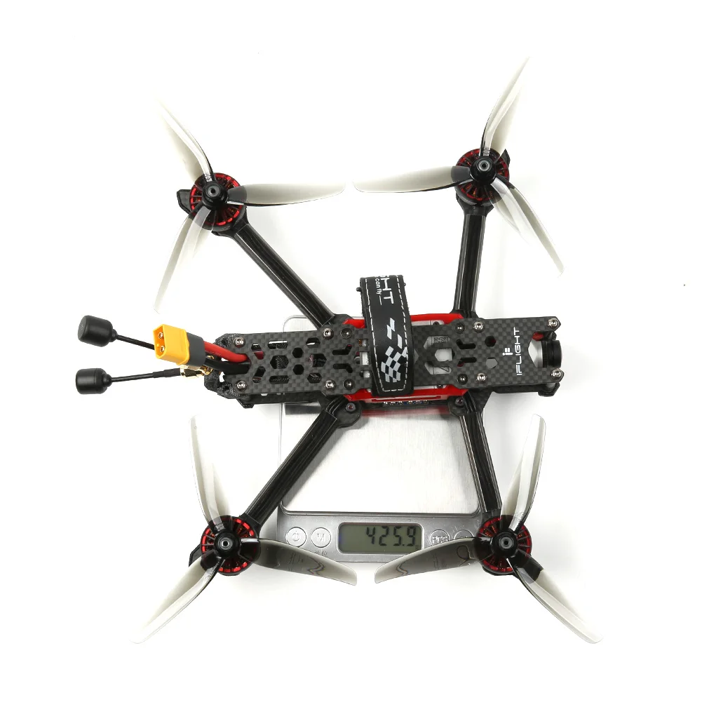 IFlight TITAN DC5 V1.4 HD 222 мм 5 дюймов 4S 6S FPV BNF с Caddx Air Unit Polar Digital System/SucceX-D F7 50A Stack для |