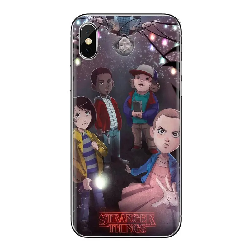 Soft Transparent Shell Cases For Xiaomi Redmi 4 3 3S Pro Mi3 Mi4 Mi4i Mi4C Mi5 Mi5S Mi Max Note 2 eleven stranger things art |