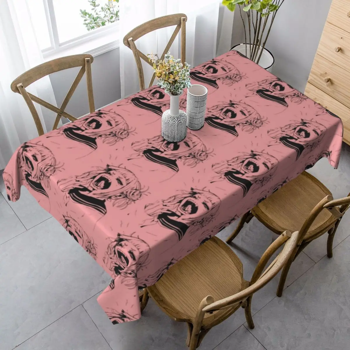 

Toga Himiko Tablecloth Wholesale Cute Table Cover Banquet Printed Protector Polyester Table Cloth