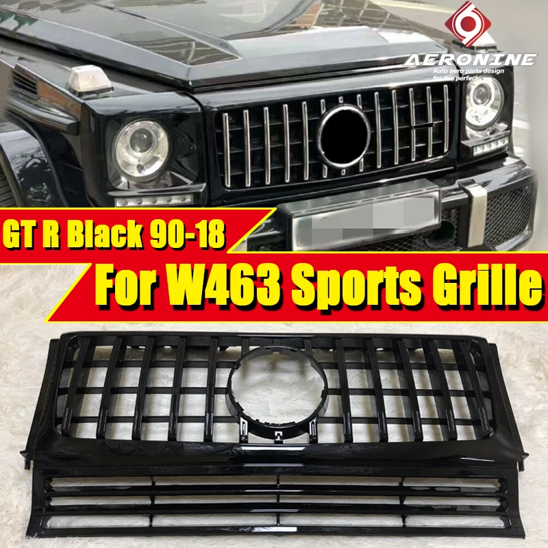 Передняя решетка гриля G55 G63 для Mercedes G Class W463 Gagon Style гриль грили GTS Look АБС пластик