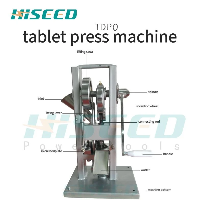 

Small Manual Punch Chemical Powder Tablet Press Pills Press Machine For Medical Device Tdp0