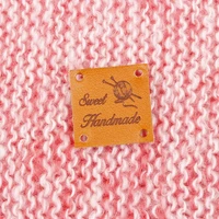 custom labels personalized children name leather tags personalized tags knit labels custom name handmade pb1721