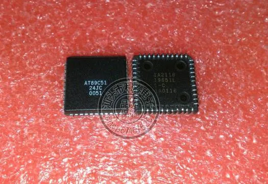 

New original AT89C51-24JC PLCC-44 IC 20pcs/lot