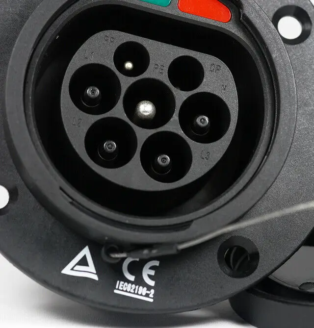 EV зарядный Штепсель 16Amp 32Amp Тип 2 IEC 62169 Mennekes штепсельная вилка стандарта ЕС 32A