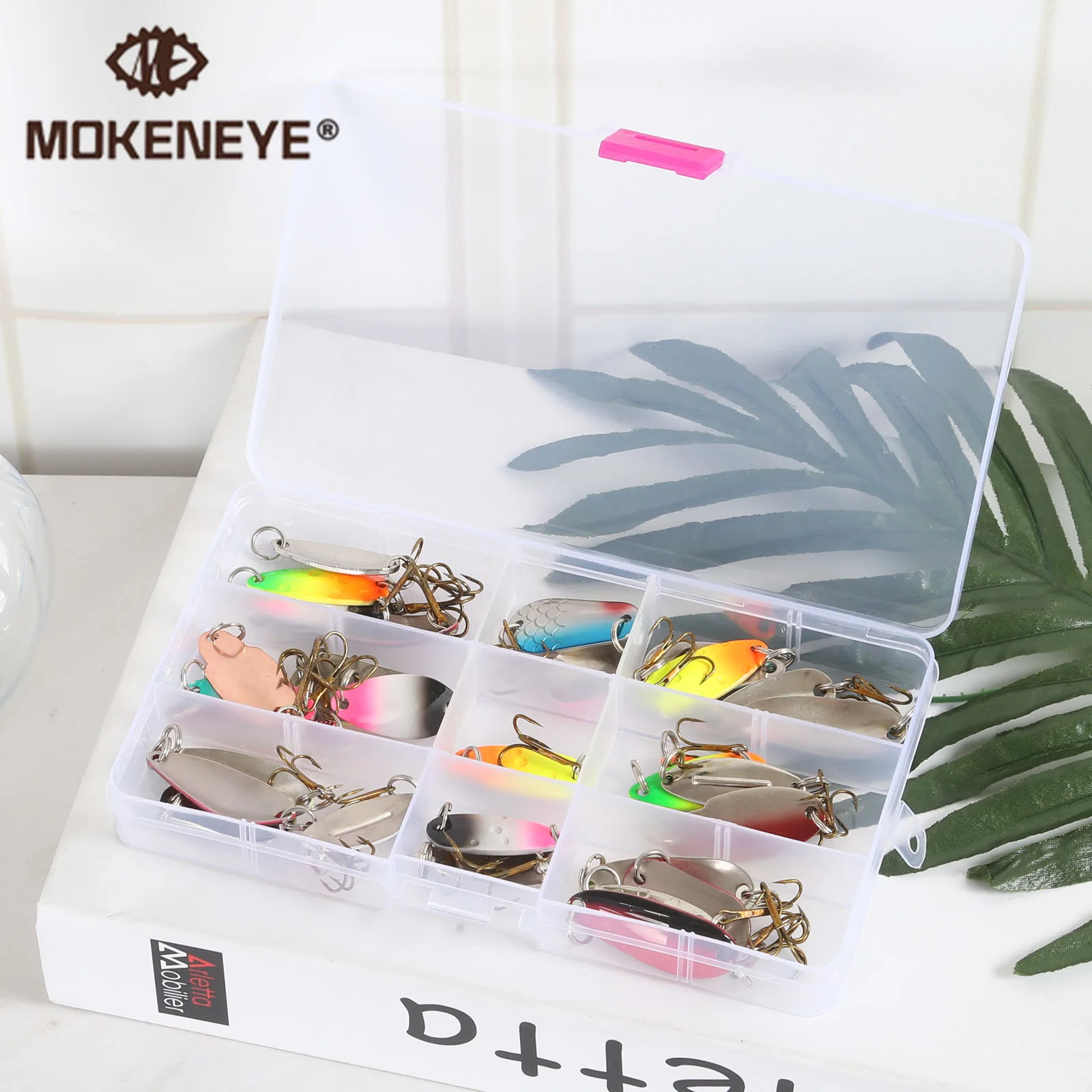 10 шт/30 шт случайные цвета металлический Спиннер для рыбалки набор 4g 6g ложка