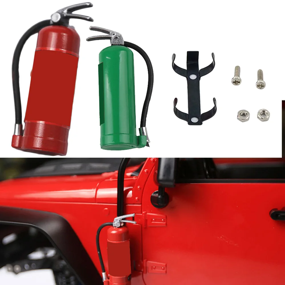 

RCTOYFUN 1/10 Toy Sticker Climbing Car Decoration Fire Extinguisher With Sticker RC Crawler Accessory Parts Fire Extinguisher