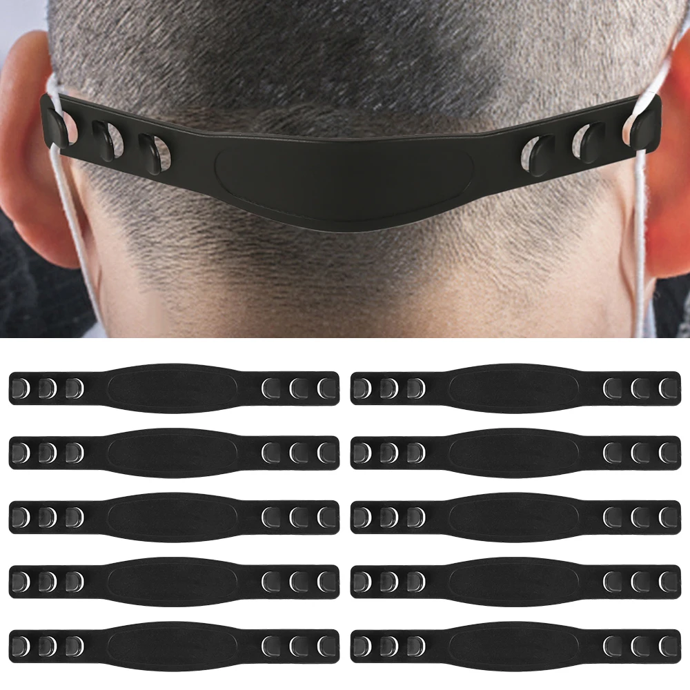 10 шт. регулируемые Ушные протекторы крючок удлинитель ремешок Пряжка для маски