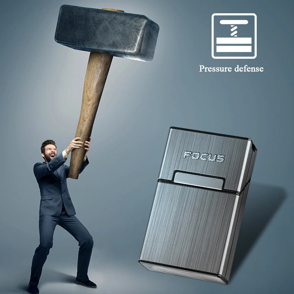 Металлическая Автоматическая сигаретная коробка с катушкой 20 шт. | Дом и сад