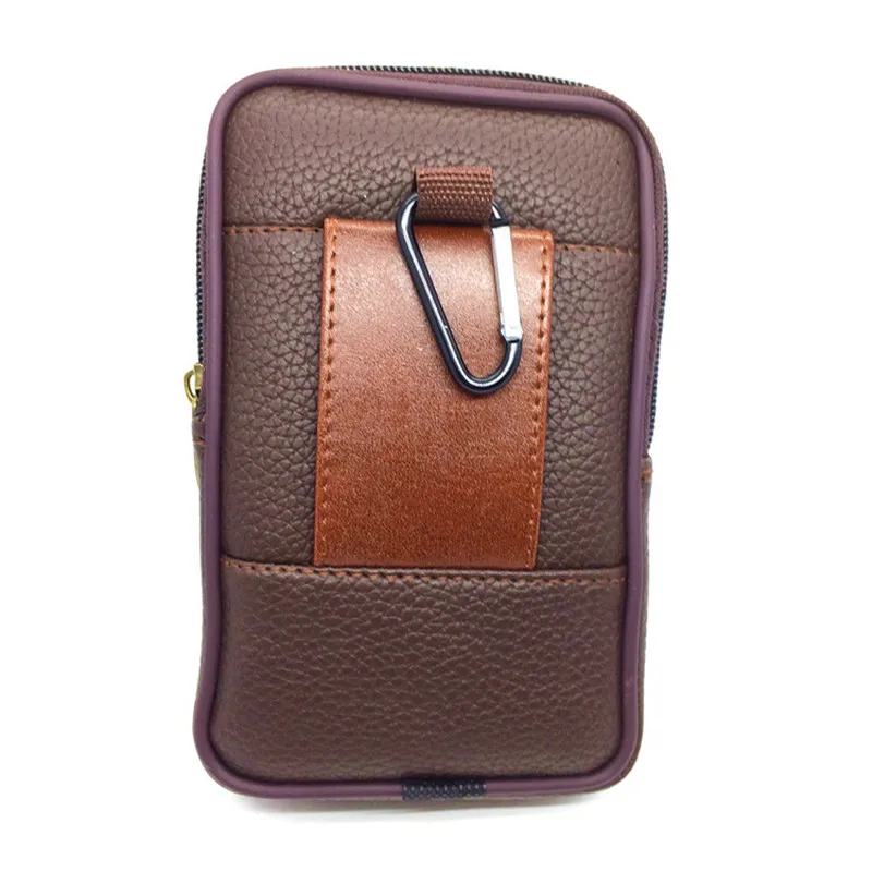 Многофункциональная поясная сумка BISI GORO унисекс уличный кошелек из натуральной