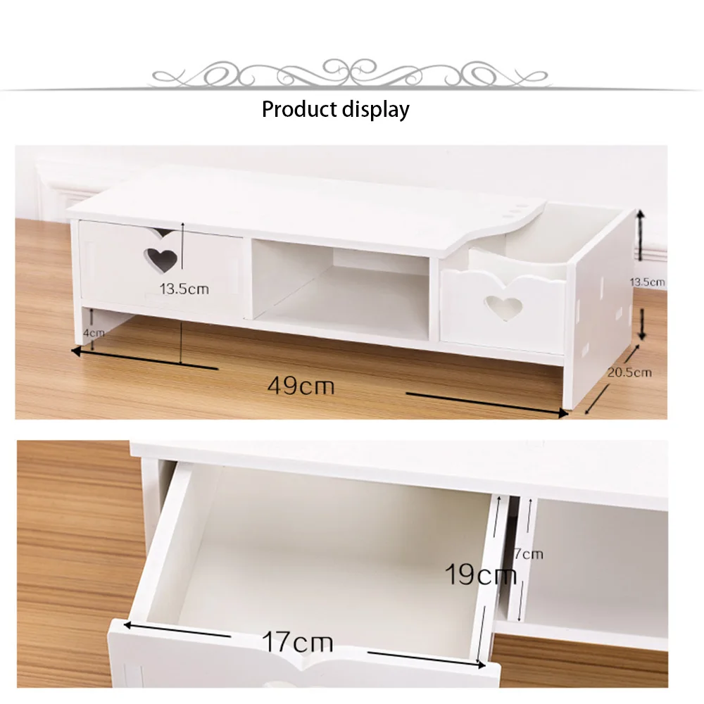 

Monitor Stand,Laptop Desk Stand Riser Desk Stand Tabletop Organizer Desk