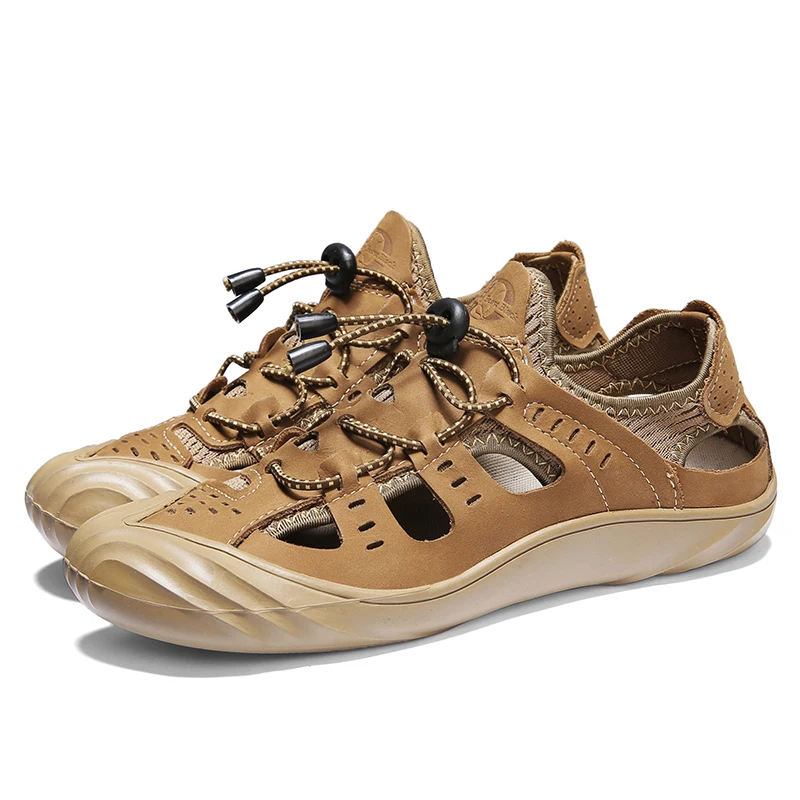 

Schuhe schoenen zomerschoenen 2020 de water men 2019 sommer man deportivas Повседневная дышащая кожаная пляжная обувь
