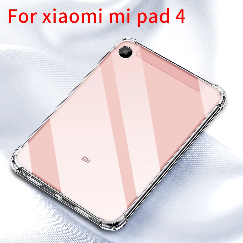 Чехол для Xiaomi Mi Pad 2 3 4 Plus тонкий мягкий Силиконовый ТПУ противоударный чехол