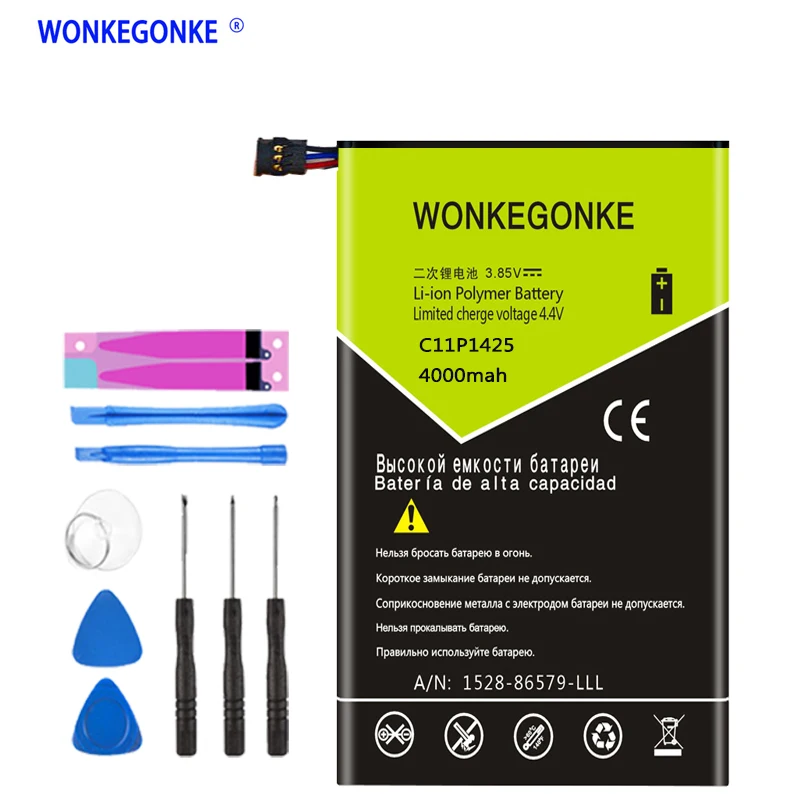 Аккумулятор WONKEGONKE C11P1425 для ASUS Zenpad 7 0 Z370CG Z370KL P002|Аккумуляторы мобильных телефонов|