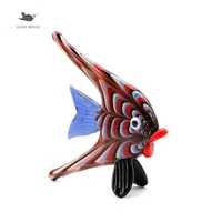 handmade murano glass fish craft figurines cute vivid sea animals ornaments home aquarium charms decoration xmas gifts for kids