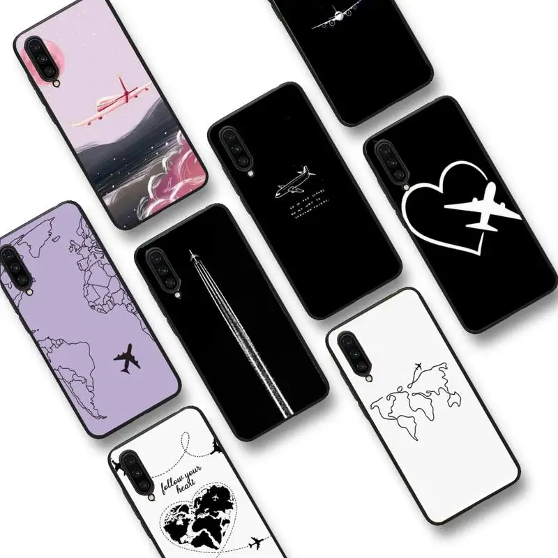

Airplane fly travel in the Sky Phone Case Phone Case For Redmi K20 Note 5 7 7a 6 8 Pro note 8T 9 Xiaomi Mi 8 9 SE
