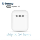 Беспроводная гарнитура IWO InPods 12 TWS, сенсорная клавиша, Bluetooth 5,0, спортивные стереонаушники для Xiaomi, HUAWEI, Samsung, наушники для смартфонов