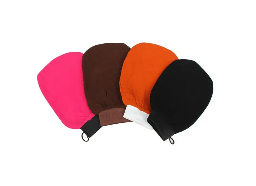 

100pcs/lot Top Quality Magic Black Exfoliator Bath Glove Body Cleaning Scrub Mitt Rub Dead Skin Removal Shower Spa Massage
