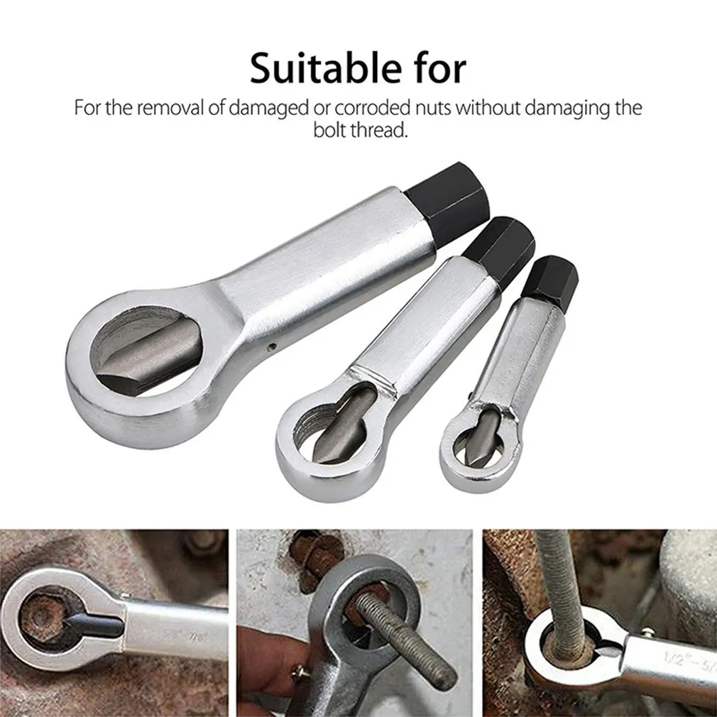 Nut Splitter Cracker Damaged Tool Heavy Duty Manual Adjustable Removal Extractor Break | Инструменты