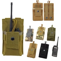 tactical molle radio pouch military walkie talkie holster bag outdoor pendant interphone holster bag hunting mag magazine pouch