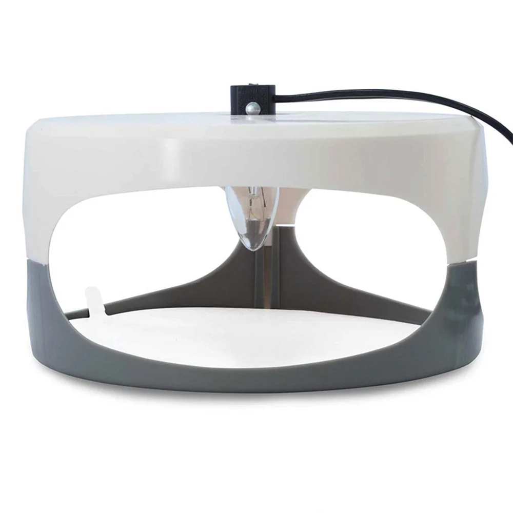 

Sticky Flea Trap Dome Flea Bed Bug Trap with 2 Glue Discs Odorless Non-toxic Flea Killer Trap Pad Flea Trap Light