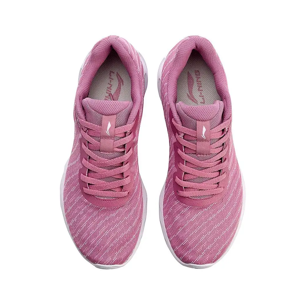Женские беговые кроссовки Li Ning базовая беговая Обувь с подкладкой из моно пряжи