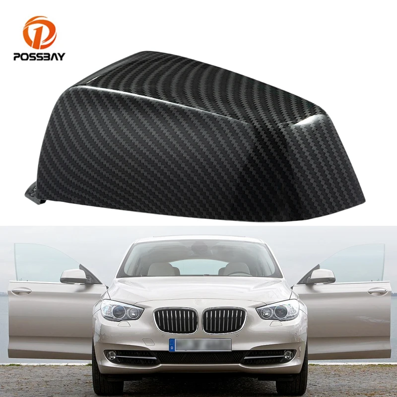 

Крышка переднего левого/правого автомобильного зеркала заднего вида с узором из углерода для BMW 5-Series GT F07 2009-2013 Pre-facelift